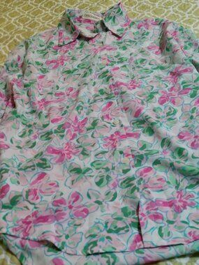 GRACE & EMMA BLOUSE SIZE XS FLORAL GREAT CONDITION